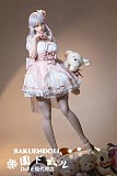 【精霊】Bezlya Doll フルシリコン製 155cm Eカップ 卡地亚ヘッド 口開閉機能付き 眉毛と睫毛植毛加工あり 2.2CFシリーズ 可愛い ラブドール