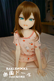 【ミニドール！約15kg  S-TPE製！オーラル可能！】Annaヘッド＆110cm バスト平 カスタマイズ可能 ラブドール 色気美人 Irokebijin