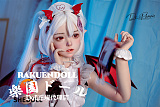 【高クオリティ版塗装加工選択可！ハロウィーン祭り】朵朵2.0ヘッド& 148cm Dカップ  口開閉機能付き 等身大リアルラブドール 宣材写真はフルシリコン製 SHEdoll