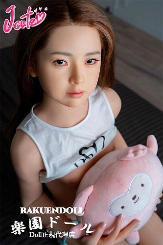 【ロり系】羽純ヘッド（植毛タイプ） ＆ 137cm バスト平 LL団 フルシリコンドール 可愛い女の子  J cute