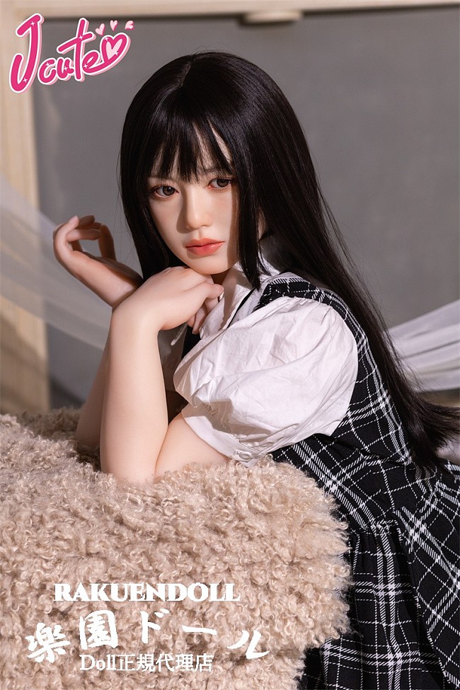 【 シリコンヘッド＋TPEボディー!!】撮影コンテスト 黒猫Abbyより  陽葵（ひまり）ヘッド ＆ 149cm 平ら LL団  シリコンドール 可愛い女の子 小学生  J cute