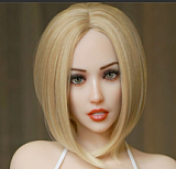 【S-tpeボディー！】チョコ肌 Agnesヘッド & 120cm G-カップ シームレス 欧米顔立ち 巨乳タイプ 等身大ラブドール Piperdoll