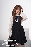 【小柄ロリ系】 A144ヘッド ＆ 142cm 平らボディ tpe製ラブドール 宣材写真はリアルメイク塗装加工あり axbdoll