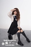【小柄ロリ系】 A144ヘッド ＆ 142cm 平らボディ tpe製ラブドール 宣材写真はリアルメイク塗装加工あり axbdoll
