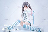【ロリタイプ】161cm Eカップ &  杨枝甘露-J040ヘッド 巨乳 フルシリコン製 ギャル系ラブドール 高級シリコン頭部 ダッチワイフ FUDOLL