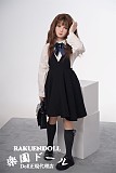 【小柄ロリ系】 A144ヘッド ＆ 142cm 平らボディ tpe製ラブドール 宣材写真はリアルメイク塗装加工あり axbdoll