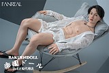 Fanreal doll 男性ラブドール！Kevinヘッド＆173cm 35kg 一体式ペニス 筋肉タイプ リアルメイク付き フルシリコンラブドール