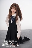 【小柄ロリ系】 A144ヘッド ＆ 142cm 平らボディ tpe製ラブドール 宣材写真はリアルメイク塗装加工あり axbdoll