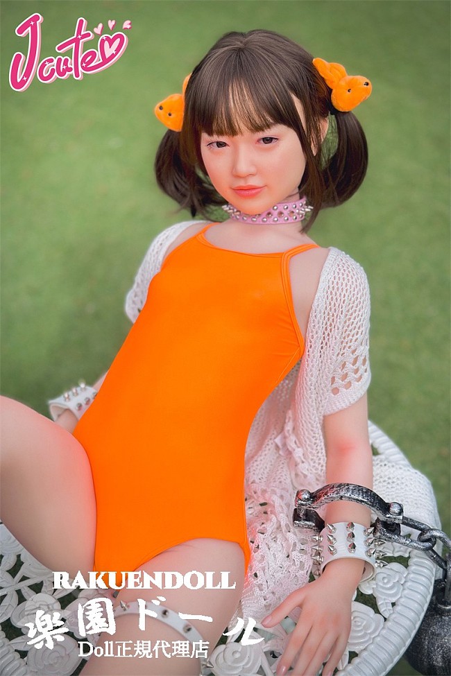 【 シリコンヘッド＋TPEボディー!!】唯ヘッド ＆ 137cm バスト平 ロり系 LL団 フルシリコンドール 可愛い女の子  J cute