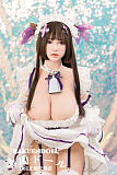 【ロリータ系】重さ31.5kg！莎莉-J037ヘッド&162cm Gカップ  巨乳 フルシリコン製 ギャル系ラブドール 高級シリコン頭部 ダッチワイフ FUDOLL