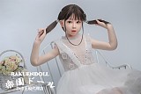 【可愛いロリ】AYAちゃんヘッド & 127cm Aカップ 通学する小学生 口開閉機能選択可 フルシリコン製 人形 等身大リアルラブドール Myloliwaifu