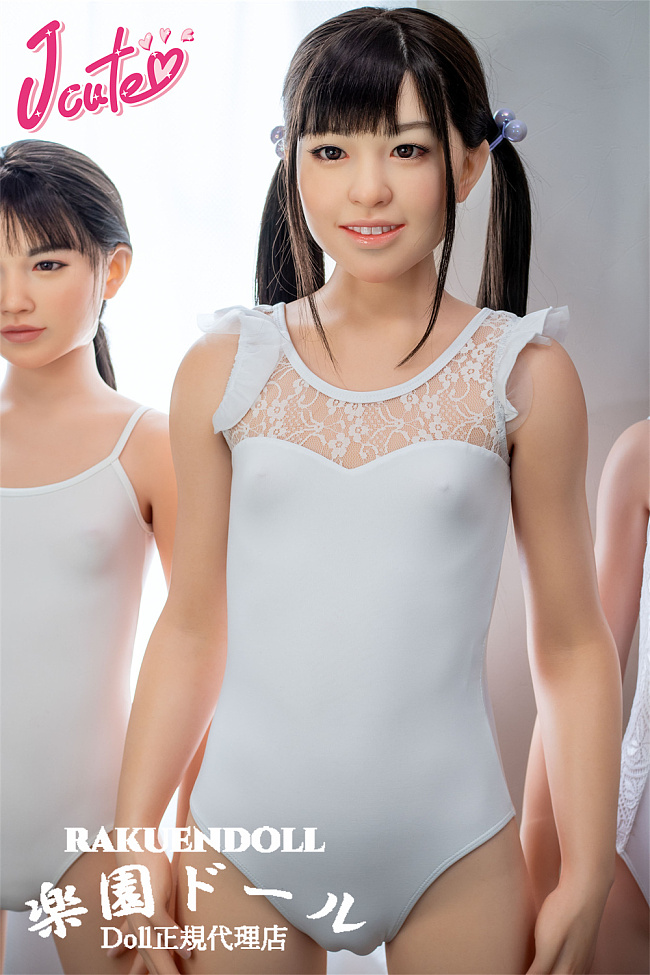 【新作！ほほえんだ顔！清純派 お楽しみを】優心（ゆうみ） ヘッド ＆ 149cm 平ら LL団 シリコンドール 優しい 可愛い女の子  J cute