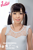 【新作！ほほえんだ顔！清純派 お楽しみを】優心（ゆうみ） ヘッド ＆ 149cm 平ら LL団 シリコンドール 優しい 可愛い女の子  J cute