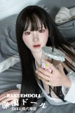スマホ 携帯電話 等身大ラブドール 写真を撮る 口開け