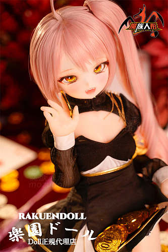 Mozudoll 3.5kg ミニドール 65cm 琥珀ちゃん ソフトビニール製頭部 シリコン製 ボディ 宣伝画像と同じ制服も付属 アニメラブドール