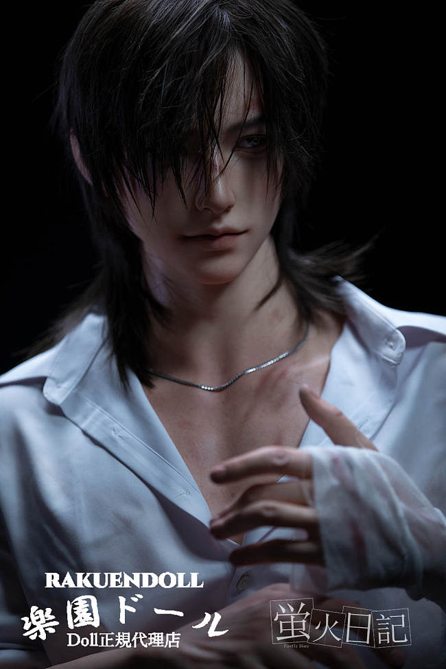 蛍火日記 江灵（Jiangling）ヘッド 176cm男性ダッチワイフ メイク③  フルシリコン製  蛍火ラブドール