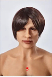 M5ヘッド & 170cmシリコン製 男性ドール ペニス取り外す式 irontechdoll