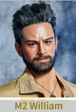 M4ヘッド & 176cmシリコン製 男性ドール ペニス取り外す式 irontechdoll