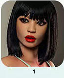 FUDOLL #25柳思思ヘッド 153cm Iカップ  リアルな口腔構造 眉毛と睫毛植毛加工あり 等身大リアルラブドール