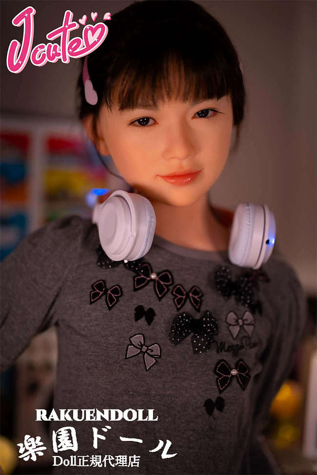 J cute 可愛いロリ系ダッチワイフ 唯（ゆい）ヘッド（植毛タイプ） 137cm バスト平 LL団 フルシリコン 小学生ラブドール