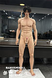 蛍火日記  男性ダッチワイフ 白い髪の毛 江灵（Jiangling）ヘッド 176cm メイク①  フルシリコン製 リアル塗装加工あり 蛍火ラブドール