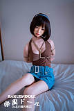 WAXdoll 縛れた少女 GE43ヘッド 154cm Aカップ ロりタイプ 中学生 シリコンドール 等身大リアルドール