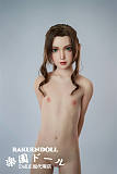 AXBdoll ロリ系女房 A02ヘッド 142cm 平らボディ シリコンヘッド＆tpeボディーラブドール 宣材写真はリアルメイク塗装加工あり