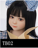 A09ヘッド ＆ 100cm 平ら TPEボディ+TPEヘッド  宣材写真がリアルメイク付き axbdoll