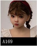 A09ヘッド ＆ 100cm 平ら TPEボディ+TPEヘッド  宣材写真がリアルメイク付き axbdoll