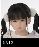 【6月12日まで10%オフ！！】GA13ヘッド ＆ 88cm 平ら シリコン頭部+TPEボディ 宣材写真がリアルメイク付き axbdoll
