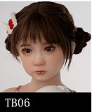 A09ヘッド ＆ 100cm 平ら TPEボディ+TPEヘッド  宣材写真がリアルメイク付き axbdoll