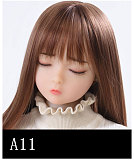 A09ヘッド ＆ 100cm 平ら TPEボディ+TPEヘッド  宣材写真がリアルメイク付き axbdoll