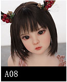A09ヘッド ＆ 100cm 平ら TPEボディ+TPEヘッド  宣材写真がリアルメイク付き axbdoll