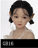 【6月12日まで10%オフ！！】GB02ヘッド ＆ 100cm 平ら お姫様  シリコン頭部+TPEボディ 宣材写真がリアルメイク付き axbdoll