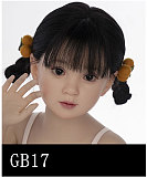GB58ヘッド ＆ 100cm 平ら シリコン頭部+TPEボディ 宣材写真がリアルメイク付き axbdoll