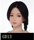 AXBdoll ロリ系女房 A02ヘッド 142cm 平らボディ シリコンヘッド＆tpeボディーラブドール 宣材写真はリアルメイク塗装加工あり