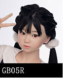 GB05Rヘッド ＆ 130cm バスト大  シリコン頭部+TPEボディ 宣材写真がリアルメイク付き axbdoll