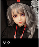 【小柄ロリ系】 A144ヘッド ＆ 142cm 平らボディ tpe製ラブドール 宣材写真はリアルメイク塗装加工あり axbdoll