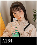 【小柄ロリ系】 A144ヘッド ＆ 142cm 平らボディ tpe製ラブドール 宣材写真はリアルメイク塗装加工あり axbdoll