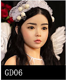 AXBdoll ロリ系女房 A02ヘッド 142cm 平らボディ シリコンヘッド＆tpeボディーラブドール 宣材写真はリアルメイク塗装加工あり