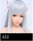 【小柄ロリ系】 A144ヘッド ＆ 142cm 平らボディ tpe製ラブドール 宣材写真はリアルメイク塗装加工あり axbdoll