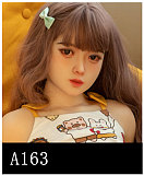 【小柄ロリ系】 A144ヘッド ＆ 142cm 平らボディ tpe製ラブドール 宣材写真はリアルメイク塗装加工あり axbdoll