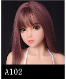 【小柄ロリ系】 A144ヘッド ＆ 142cm 平らボディ tpe製ラブドール 宣材写真はリアルメイク塗装加工あり axbdoll