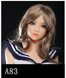 【小柄ロリ系】 A144ヘッド ＆ 142cm 平らボディ tpe製ラブドール 宣材写真はリアルメイク塗装加工あり axbdoll