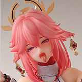 Otaku Doll ミニドール 八重神子コスプレ ゲームフィギュア 65cm PVCヘッド+シリコンボディ 収納が便利 使いやすい 普段は鑑賞用 小さいラブドール cosplay