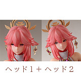 Otaku Doll ミニドール 八重神子コスプレ ゲームフィギュア 65cm PVCヘッド+シリコンボディ 収納が便利 使いやすい 普段は鑑賞用 小さいラブドール cosplay