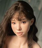 Yearndoll 高級版ラブドール ギャル系 最新作 リアル皮膚メイク付き Y237ヘッド 158cm Dカップ 口開閉機能付き ダッチワイフ シリコン製 等身大セックス人形