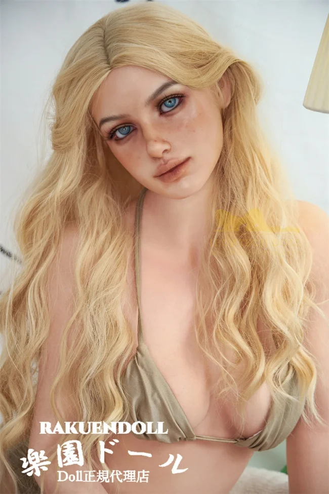 irontechdoll ナチュラルシリーズS17ヘッド＆163cm Aカップ  欧米風美人 そばかす健康的なメイク フルシリコン製ラブドール