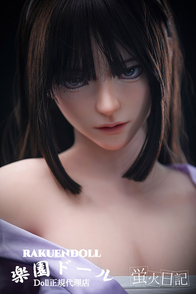蛍火日記 天城(tiancheng)ヘッド②メイク 159cm Eカップ 和風美少女  塗装加工あり ラブドール 宣材写真は硬めシリコンヘッド（口開閉機能なし）＋TPEボディー