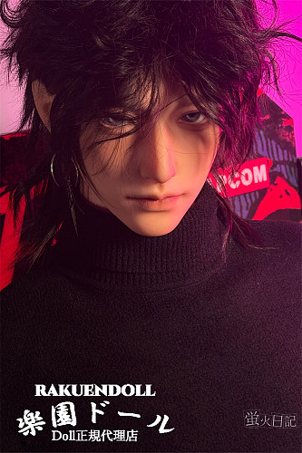 蛍火日記 ダンディな紳士 江灵（Jiangling）ヘッド 176cm メイク②  フルシリコン製 優しい男の子 リアル塗装加工あり 男性リアルドール